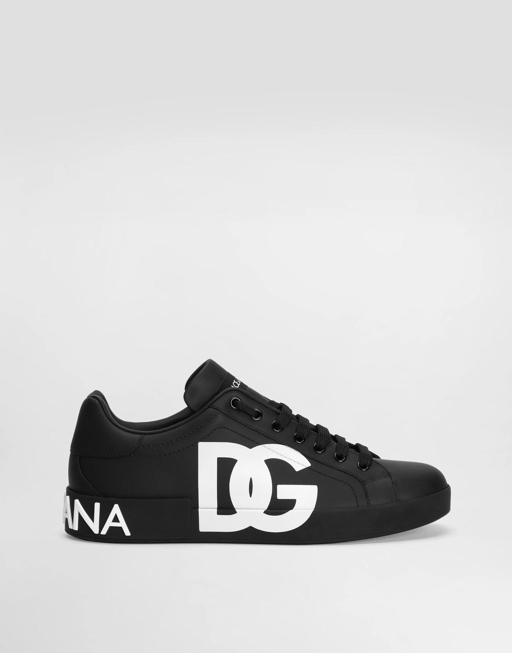 Calfskin Nappa Portofino sneakers with DG logo print