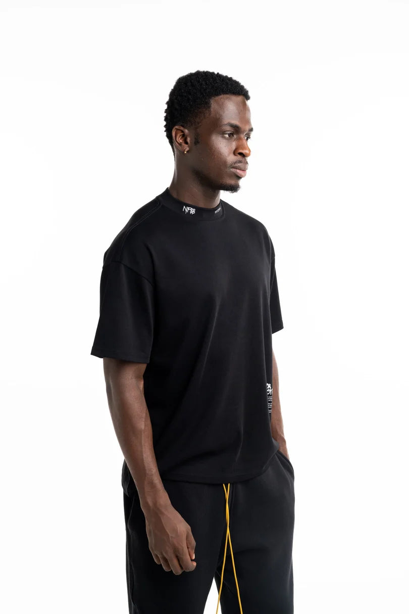 Hydraulics Men's Not For Small Boys V4 Oversized Fit T Shirt Black