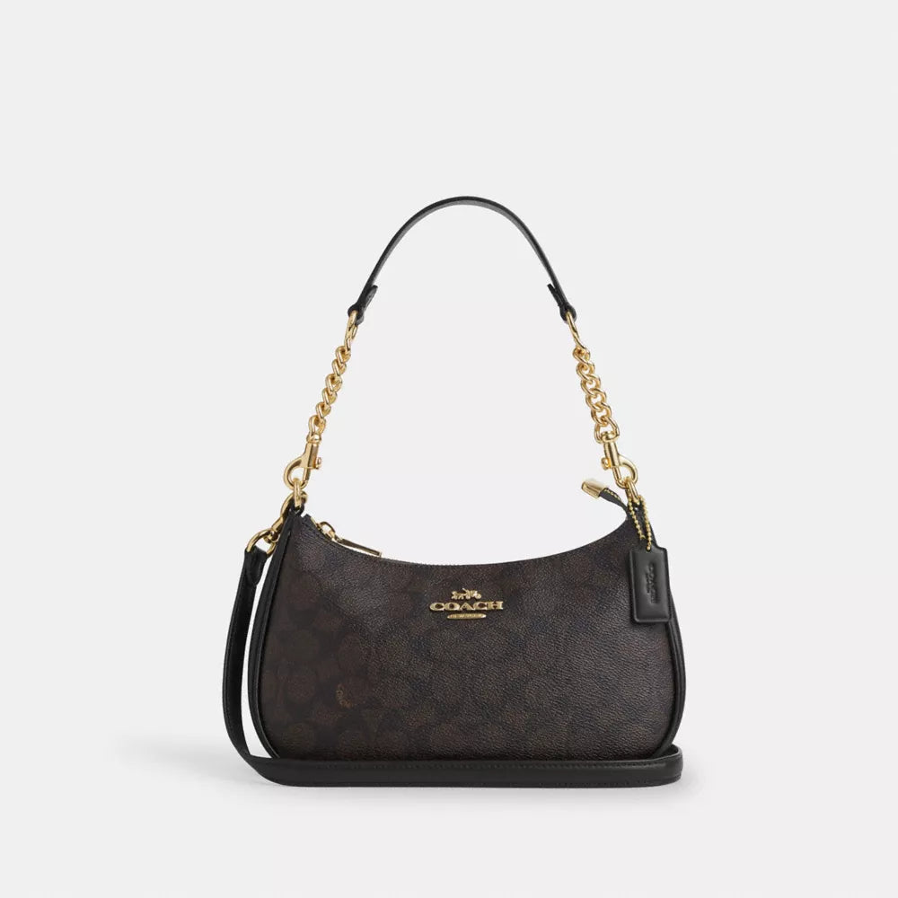 Coach Teri Shoulder bag in signature canvas