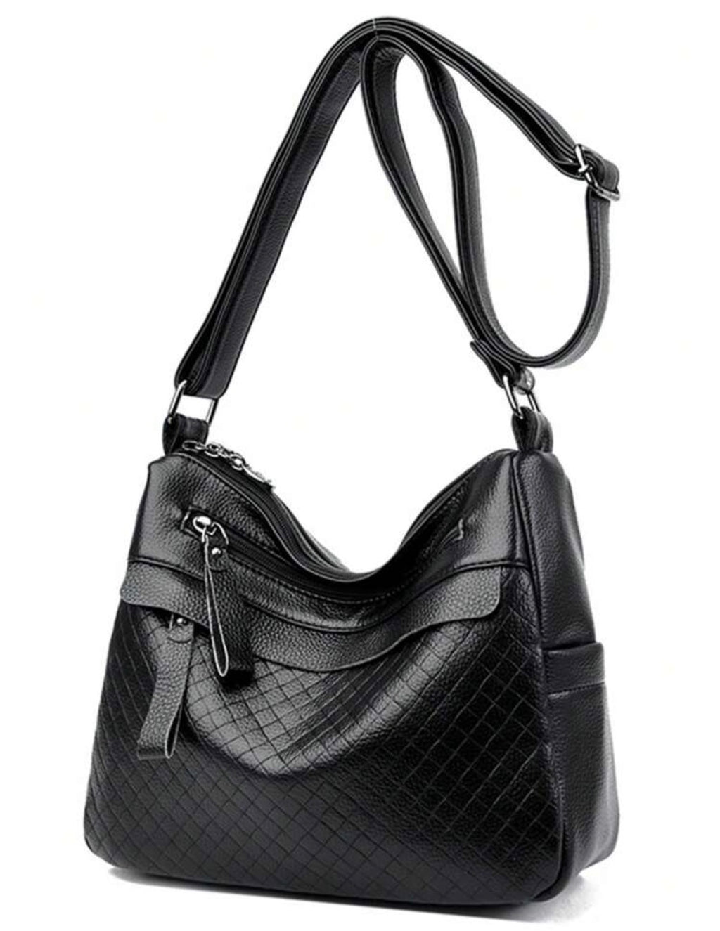 Black Coal Meta Handbag