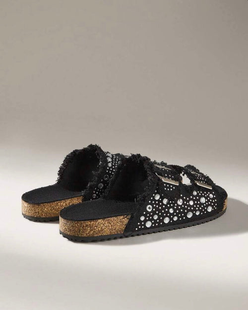 Black Mica Sandal