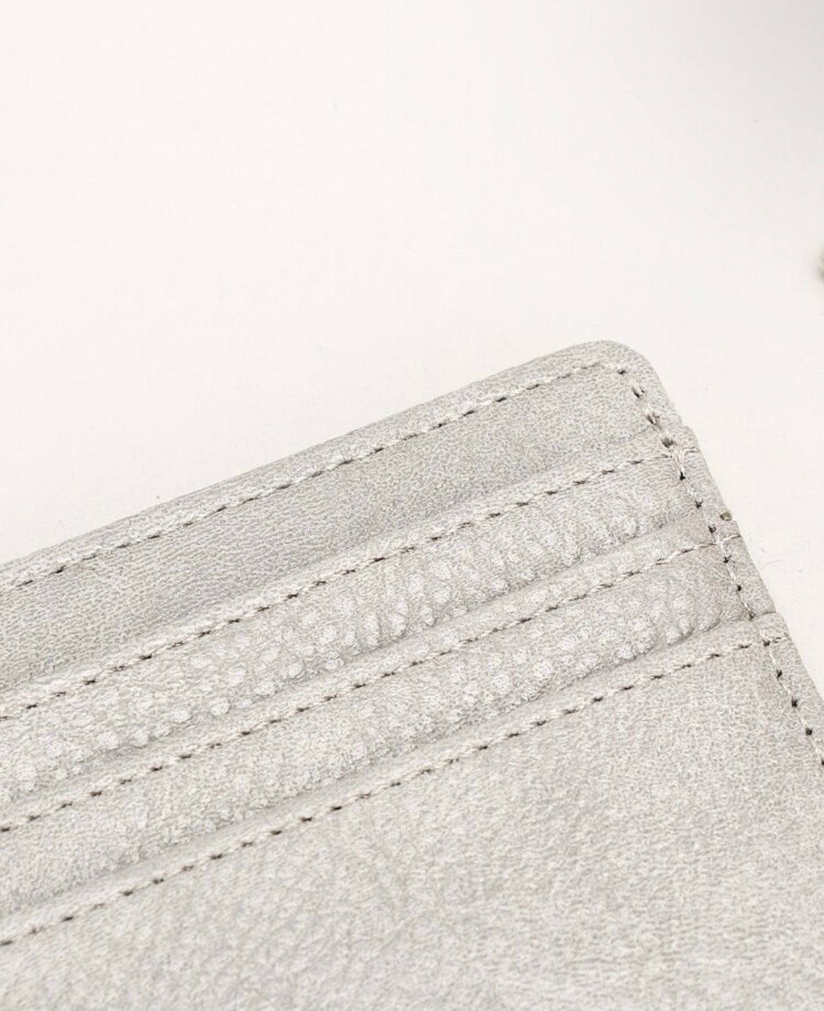 Milky White card case