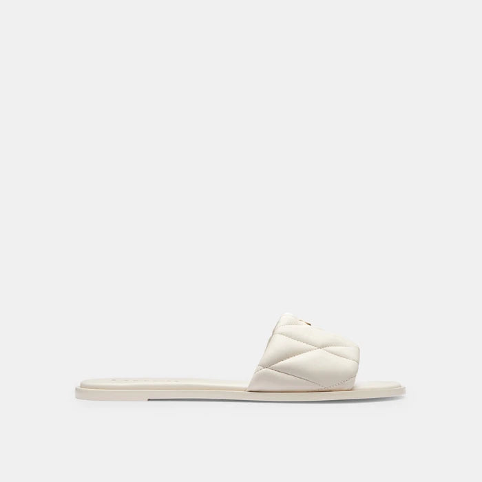 Coach Holly Quilted Leather Sandal — Slip-On Flat
