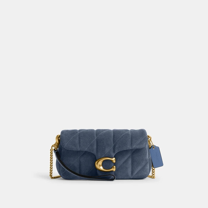 Coach Tabby Chain Crossbody Bag 19 — Suede & Leather