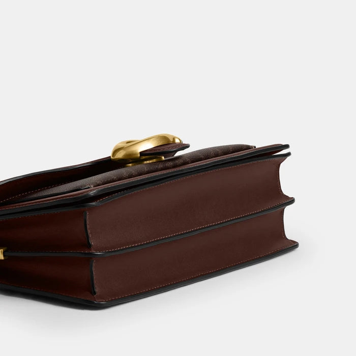 Coach Tabby Shoulder Bag 26 — Signature Canvas & Leather Trim