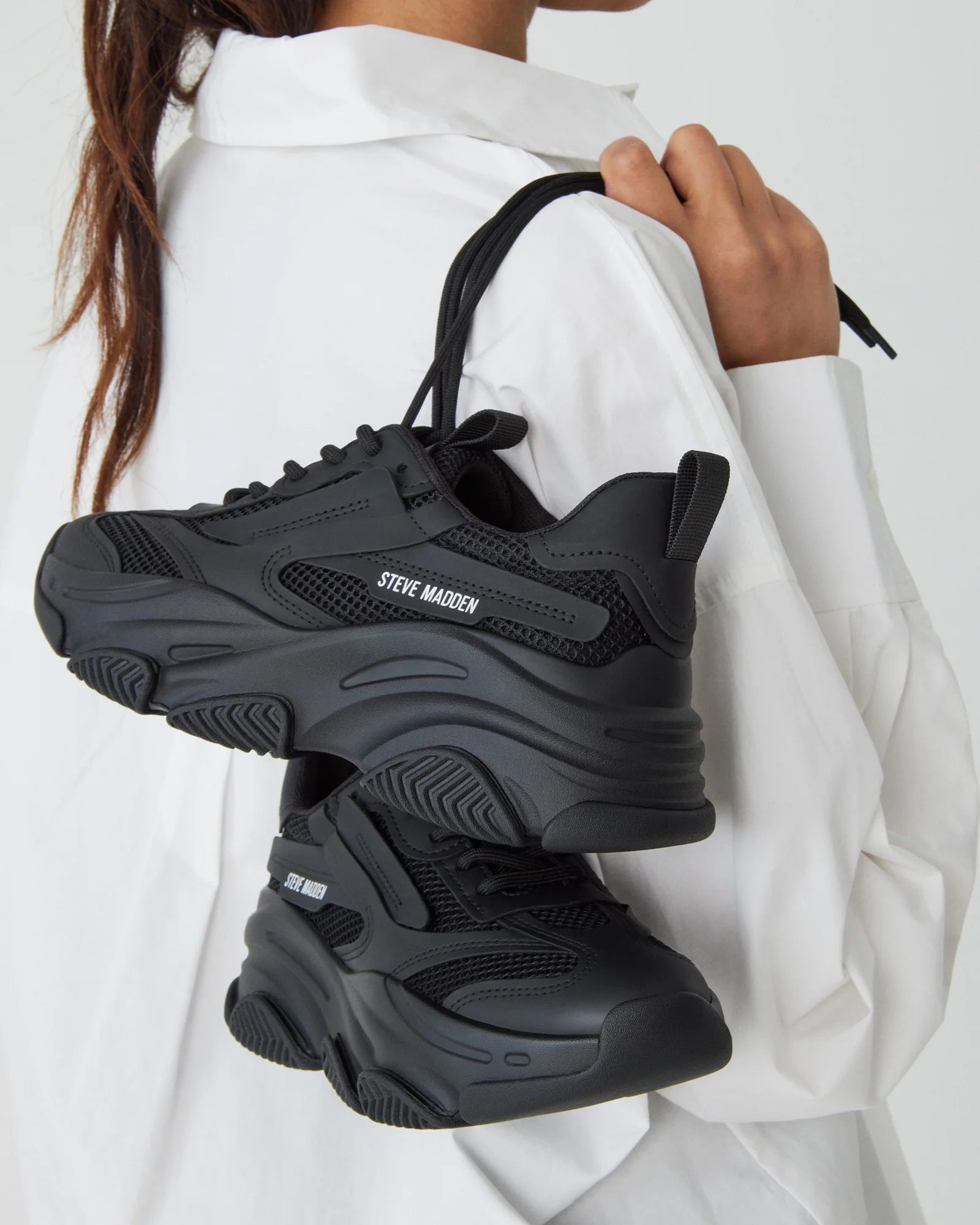 Steve Madden 'Possession Black'  Sneakers